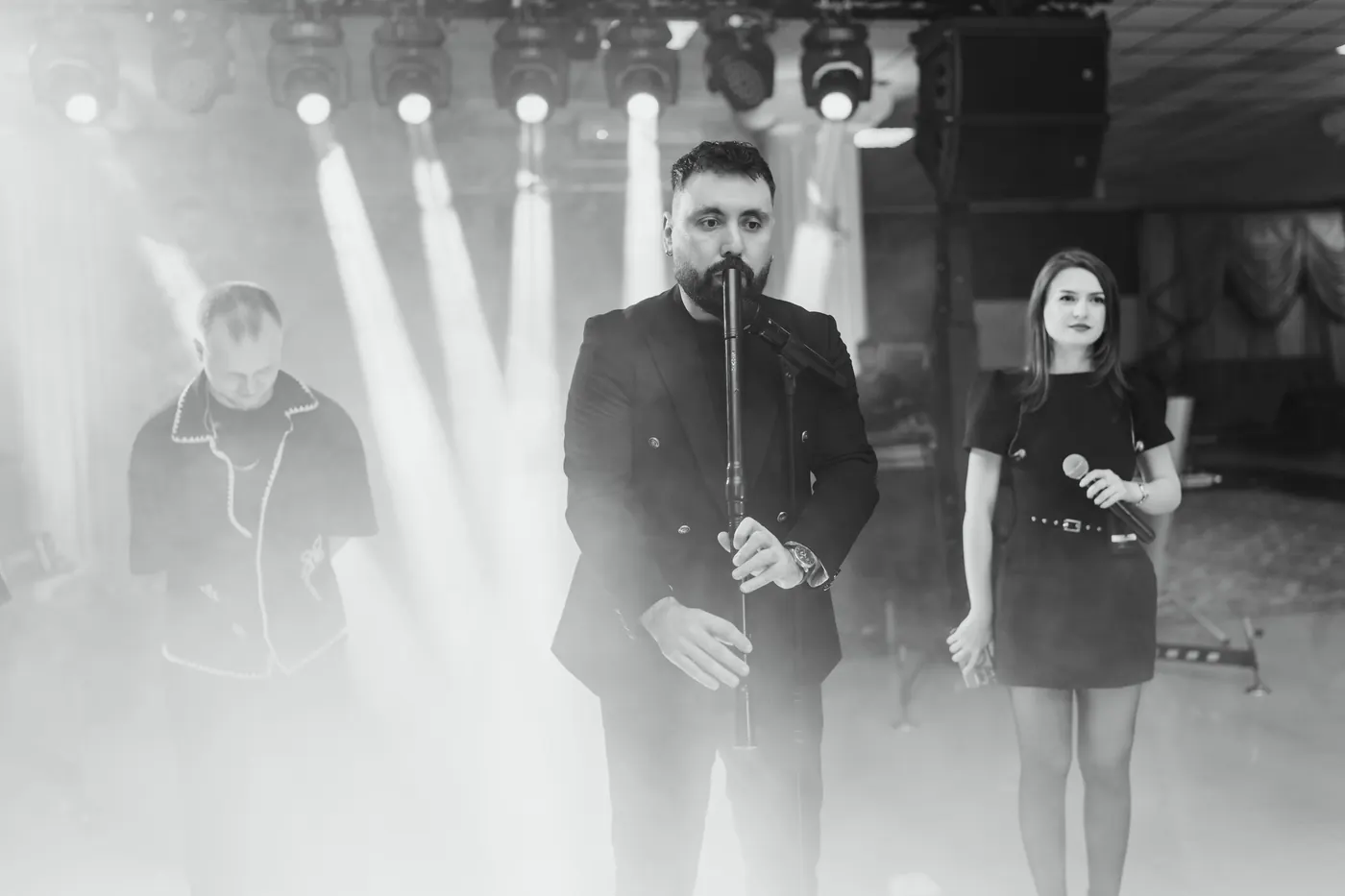Producție Take Five — scenă, lumini, show