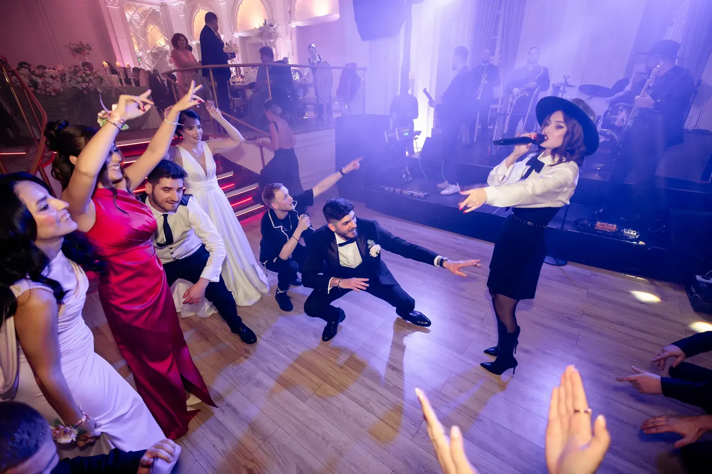 Producție Take Five — scenă, lumini, show